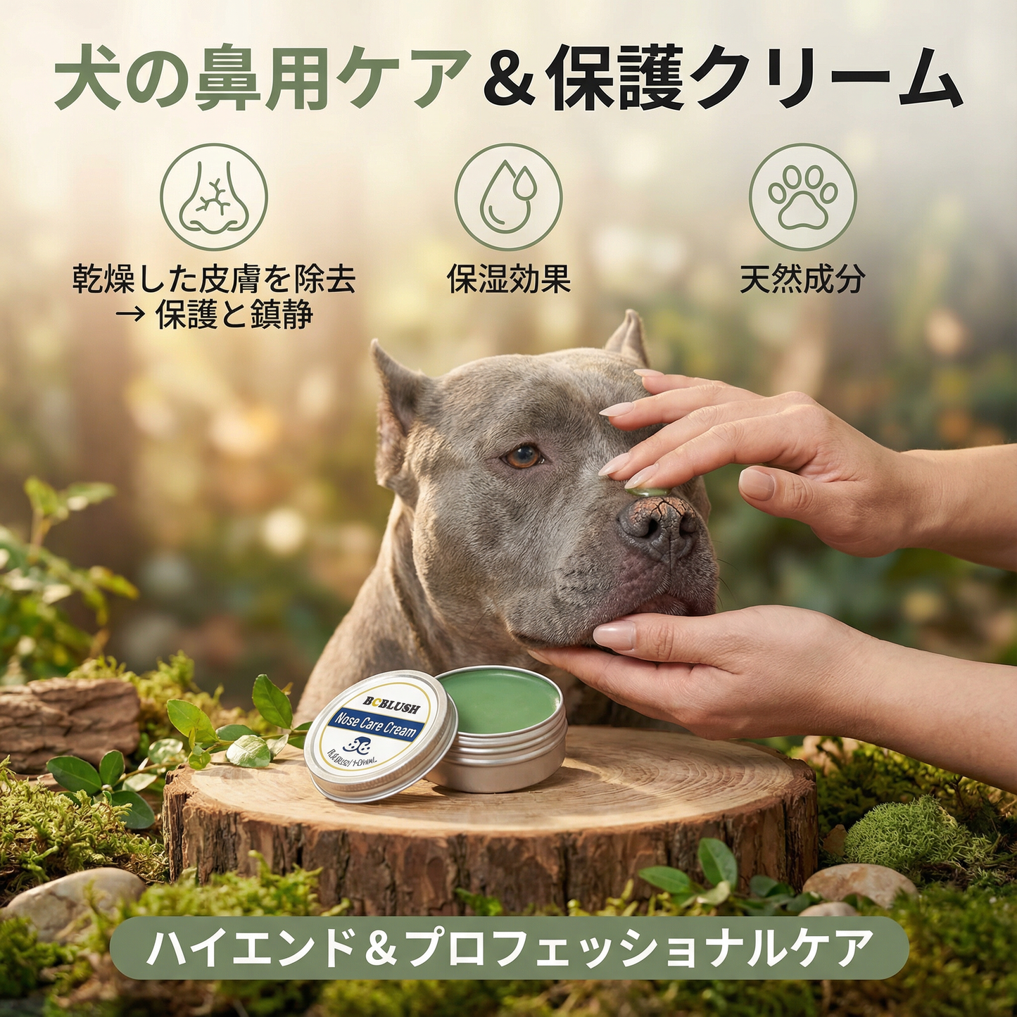 犬の鼻用ケア＆保護クリーム