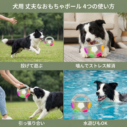 犬用 ストレス解消のための丈夫なおもちゃボール