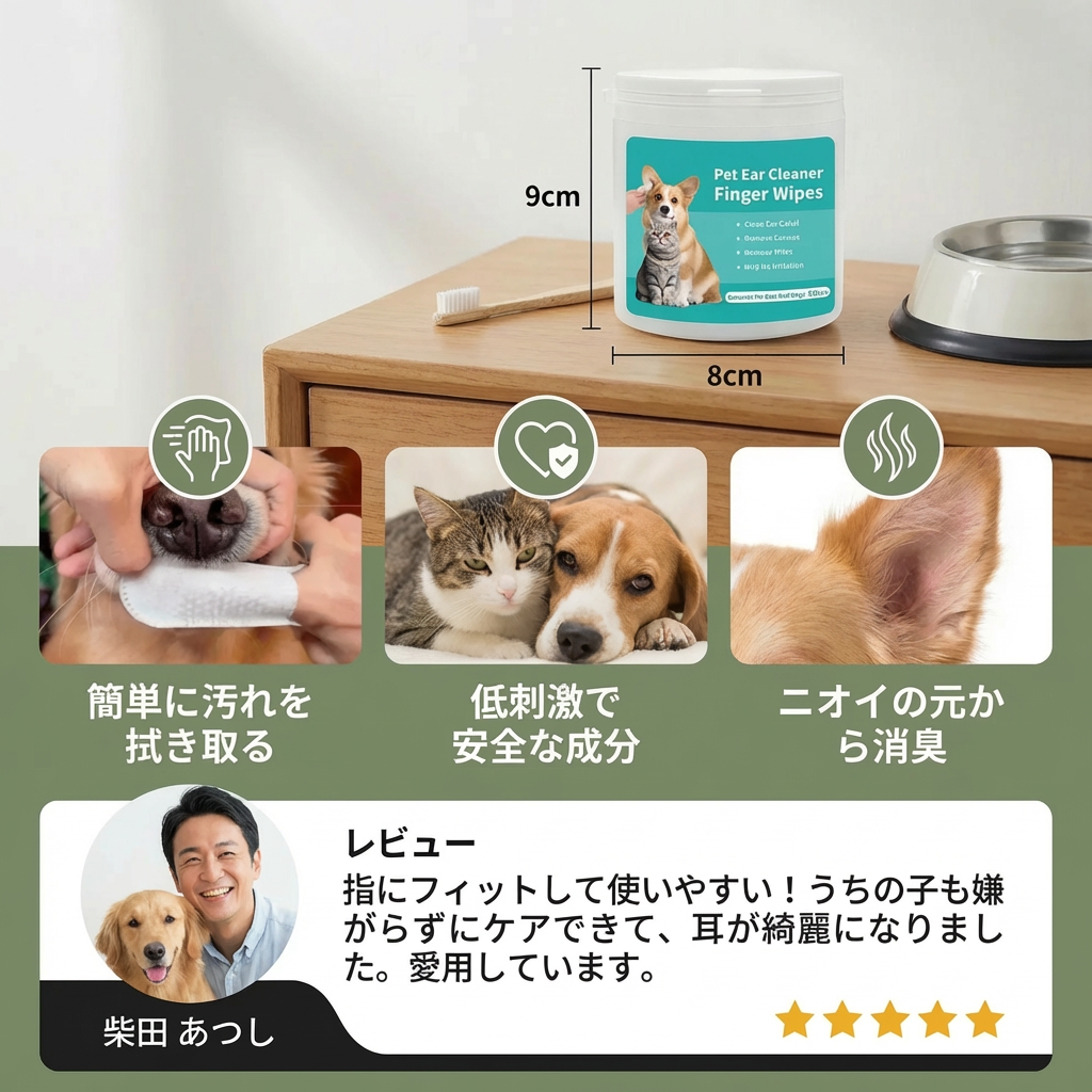 ペット用歯磨き用指サック