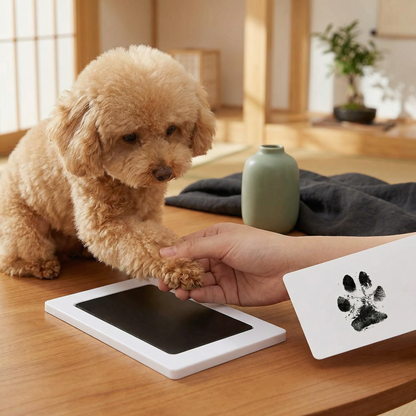 ペットの足形・鼻形記念キット – 犬用DIYメモリアルセット