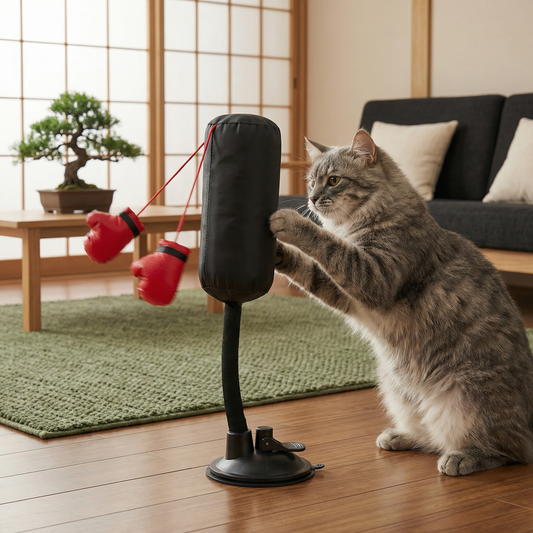 インタラクティブなボクシングバッグ猫のおもちゃ