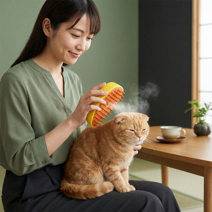 ペット用スチームブラシ