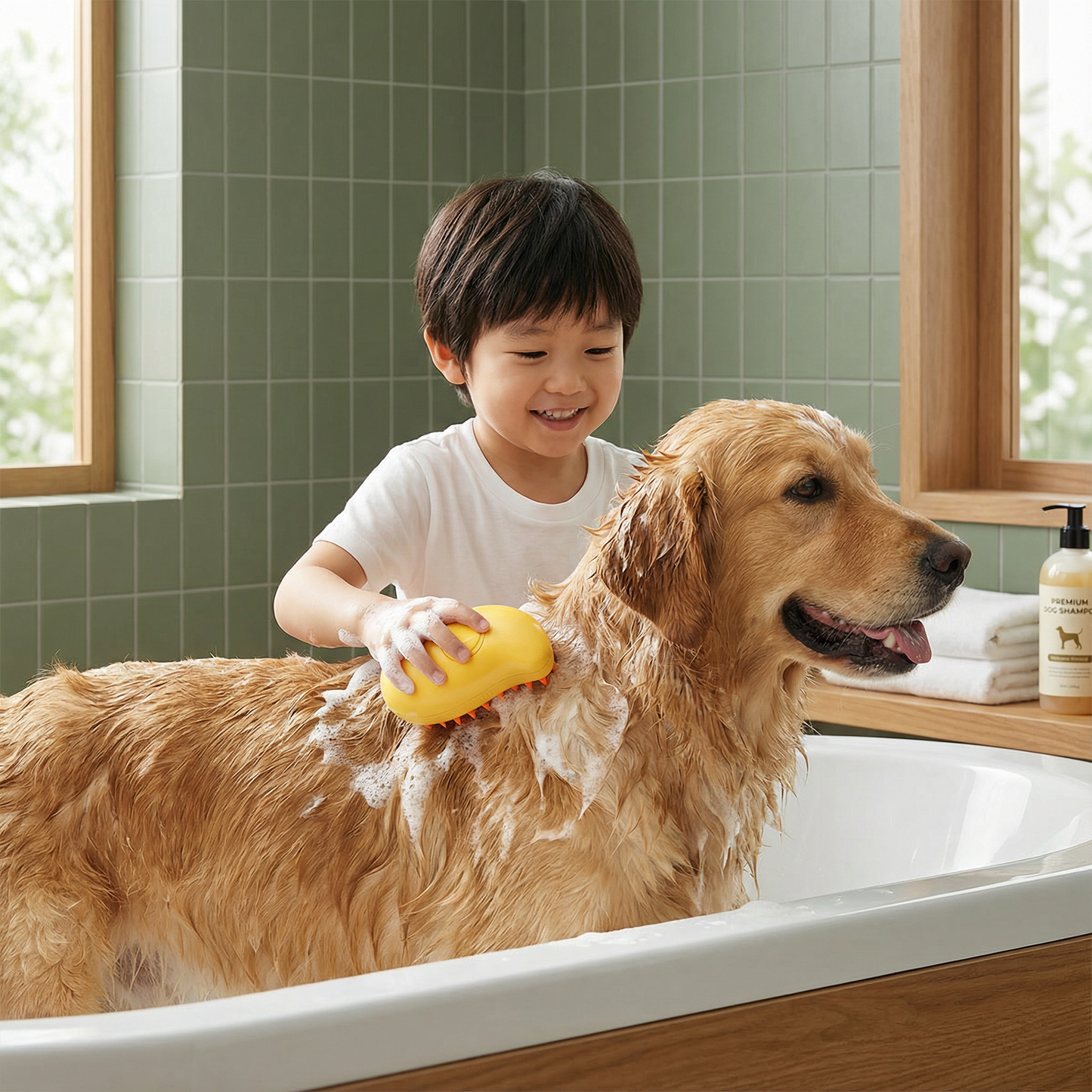 犬用スチームブラシ