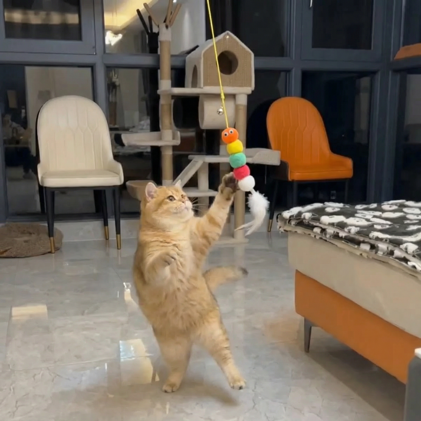 吊るし猫用おもちゃ