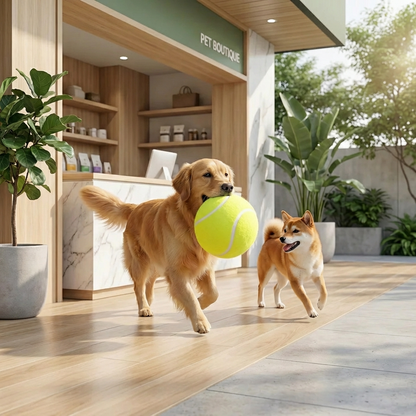 頑丈な大きなテニスボール 犬用おもちゃ